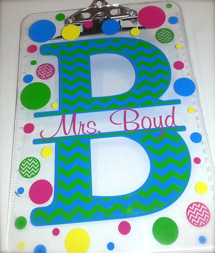 Personalized Clipboard-great for teachers