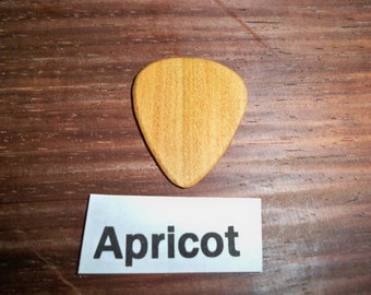 Apricot wood guitar pick