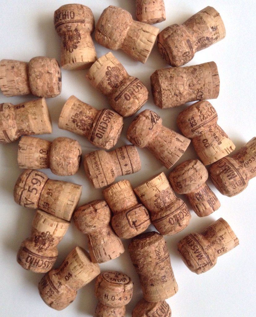 20 Champagne Corks Recycled Natural Corks for Craft Projects