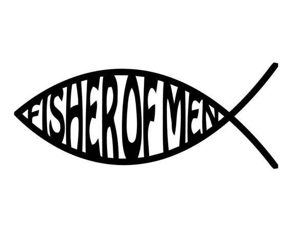 Download Fisher of Men Fishing Decal Fisherman Sticker Outdoorsman