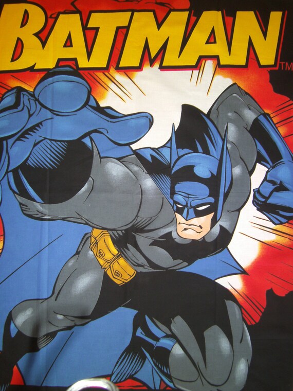 Items similar to Batman Quilt Panel Fabric to Sew on Etsy