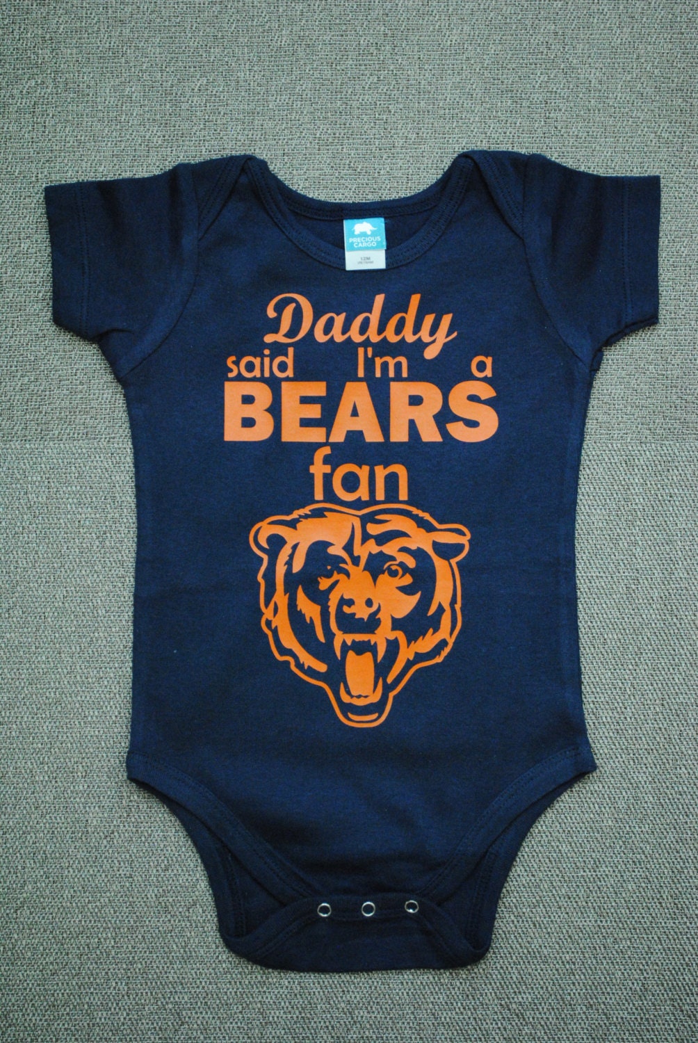 Chicago Bears Onesie or T-Shirt by madebylizi on Etsy