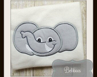 Elephant Applique Design - Elephant Embroidery Design - Zoo Applique Design - Mascot Applique Design - Applique Design - Animal Applique