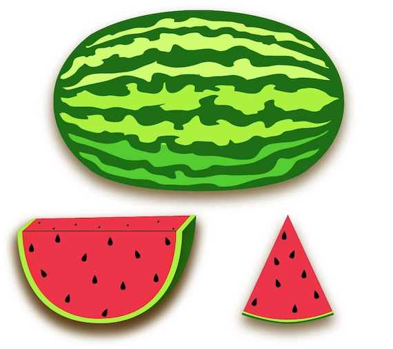 Download Items similar to Summertime Watermelon SVG Digital Cut ...