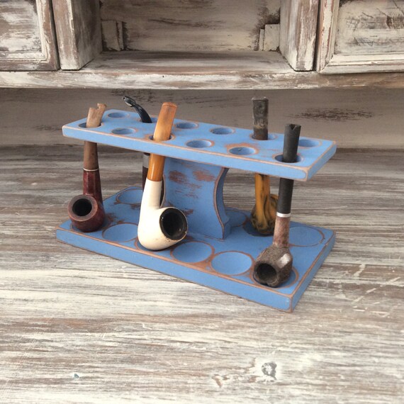 VINTAGE PIPE RACK For Sale Shaving Stand Razor by ShabbyShores