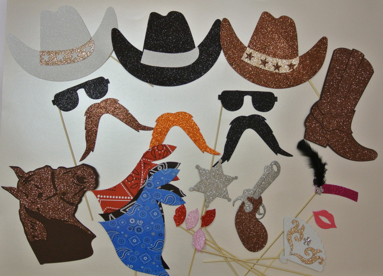 Western photo booth props Cowboy Photo Booth Props Sams
