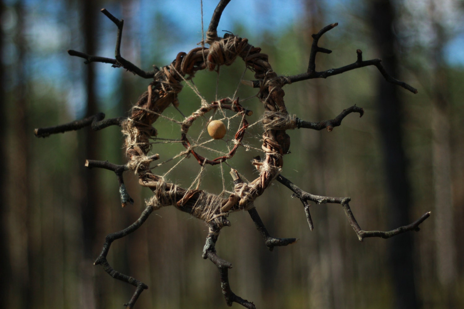 Pagan sun dream catcher Slavic dreamcatcher Swarog totem