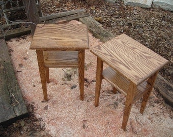 Handcrafted, Solid Wood, Side Tables