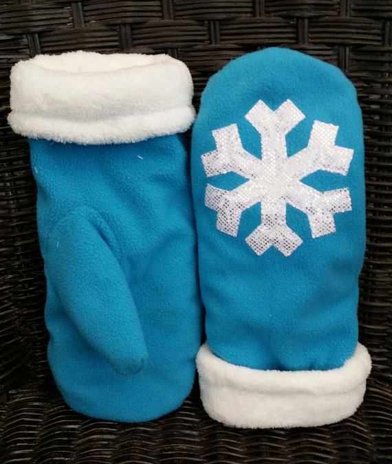 Items similar to Frozen Mittens on Etsy