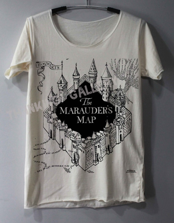 harry potter marauders map shirt