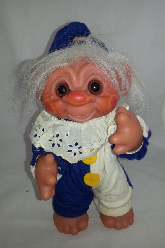 Original Thomas Dam Clown troll 95 from Denmark 1970s