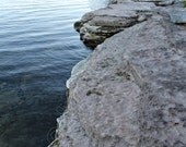 Autumn Shoreline / Dramatic Waterscape-Landscape Scene / High Res GiclÃ©e Print / Original Color LANDSCAPE PHOTOGRAPHY