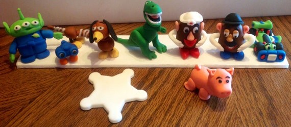 toy story fondant figures