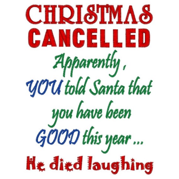 christmas is cancelled shirt