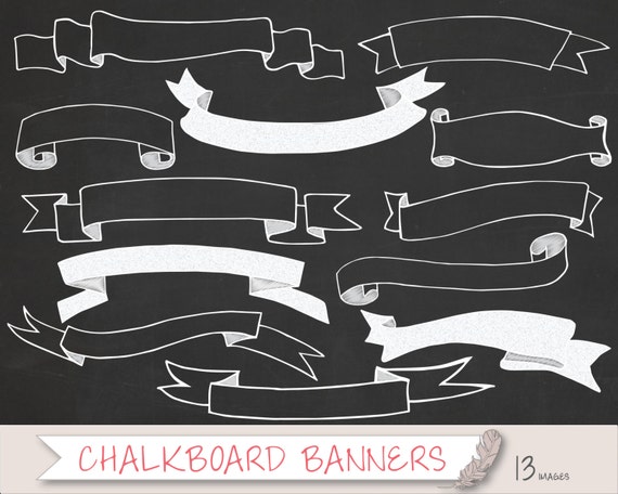 chalkboard banner clipart free - photo #47