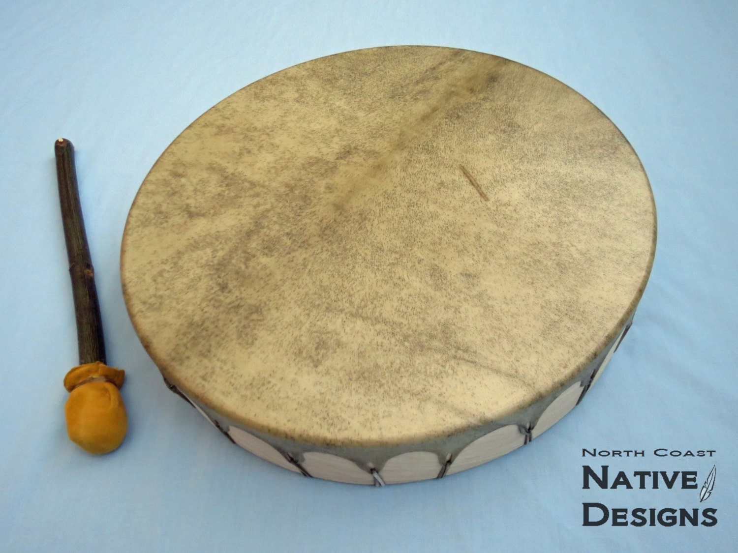 Native American Inspired Hand Drum 15 inch
