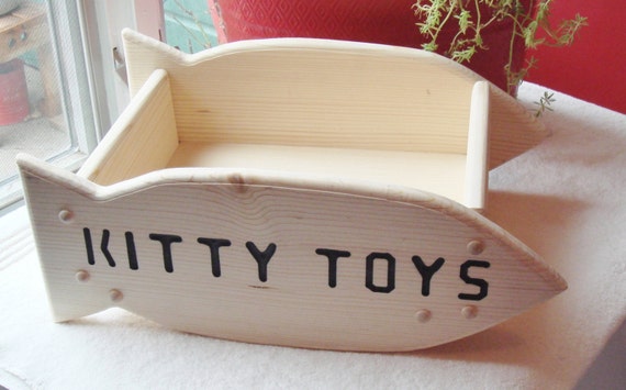 personalised cat toy box