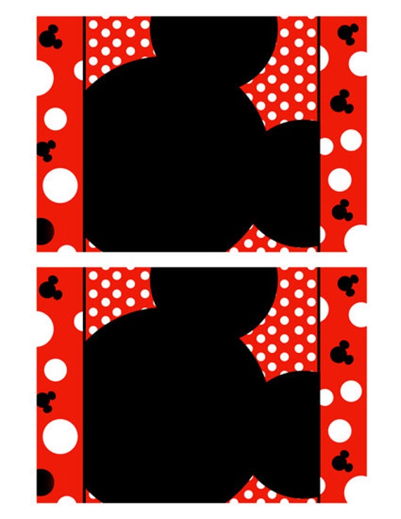 Blank Mickey Mouse Birthday Invitations 8