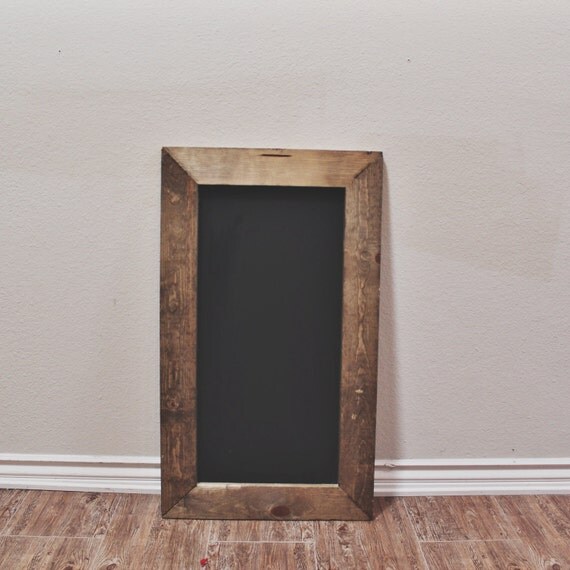 Large framed chalkboard 36x24 by MXOwoodworking on Etsy