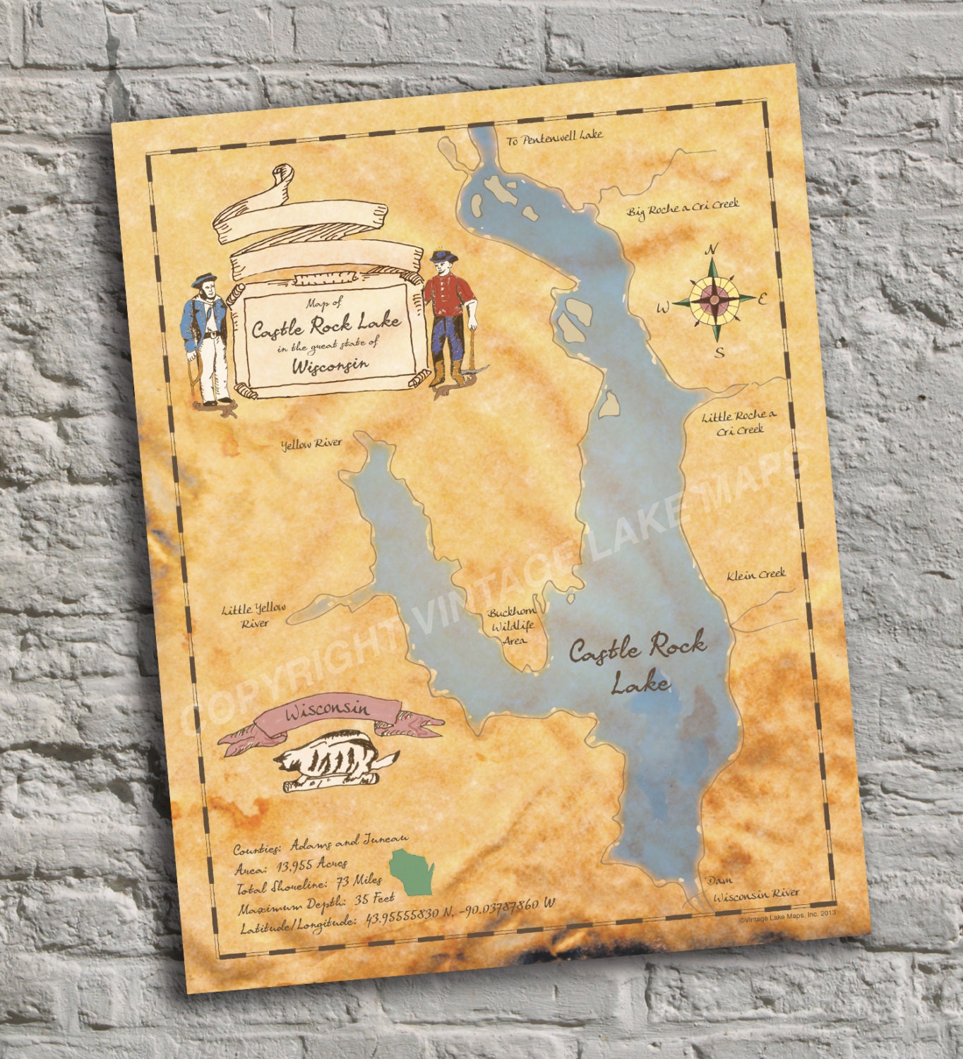 35-castle-rock-lake-map-maps-database-source