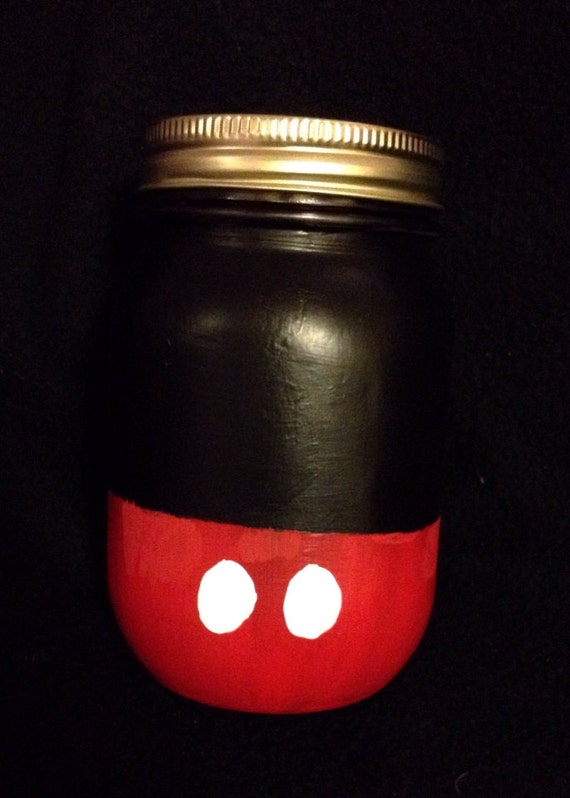 Disney Mickey Mouse Mason Jar