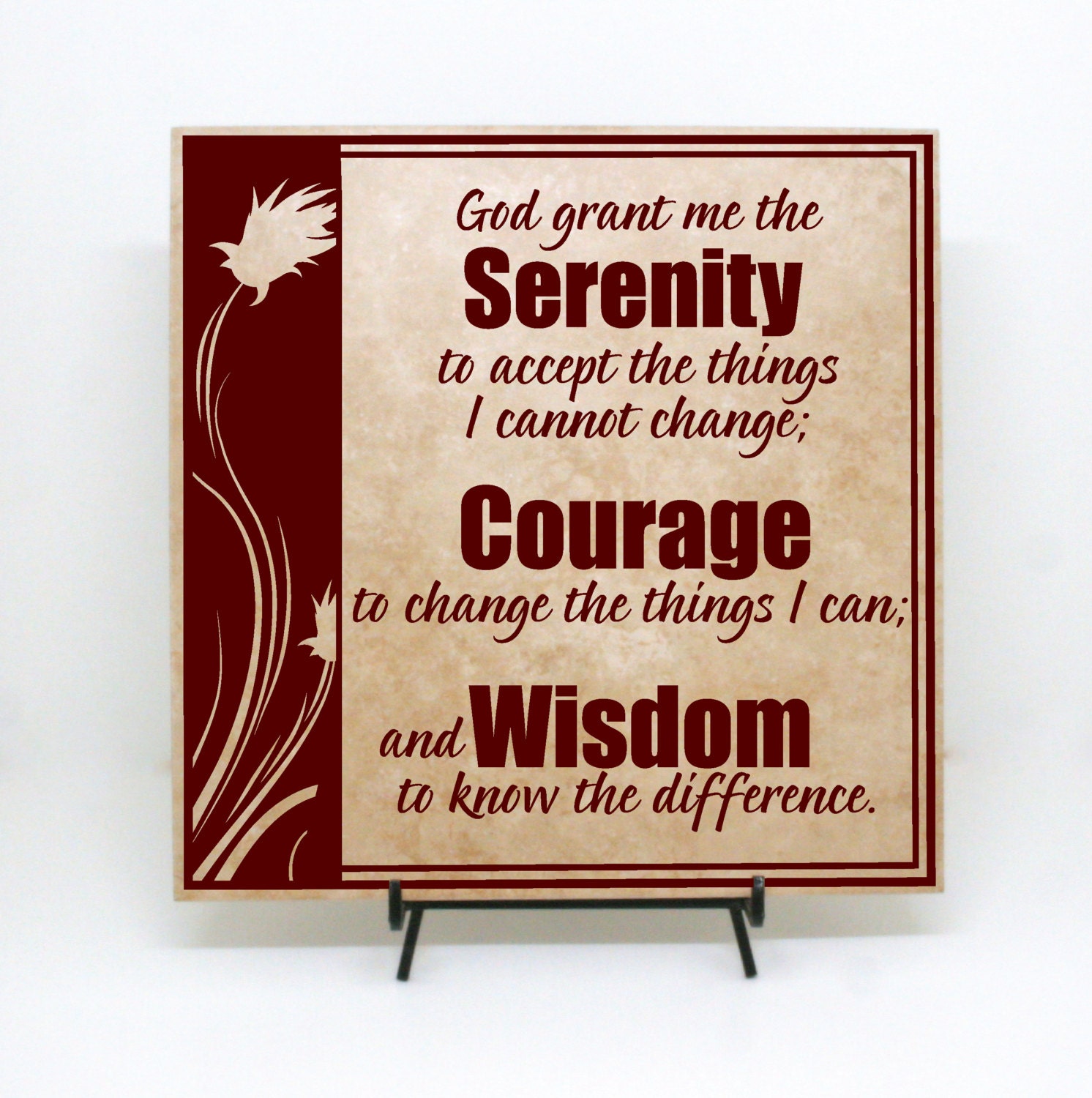 Serenity Prayer Sign God grand me the serenity to