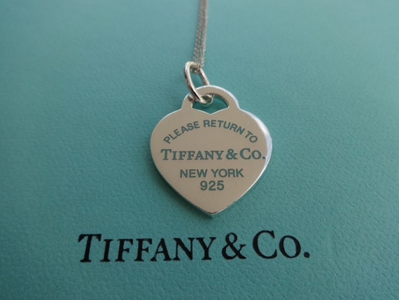 Authentic Tiffany And Co Please Return To Tiffany Sterling
