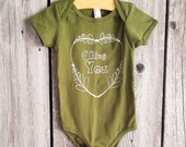 Baby One Piece Bodysuit |Olive You design|