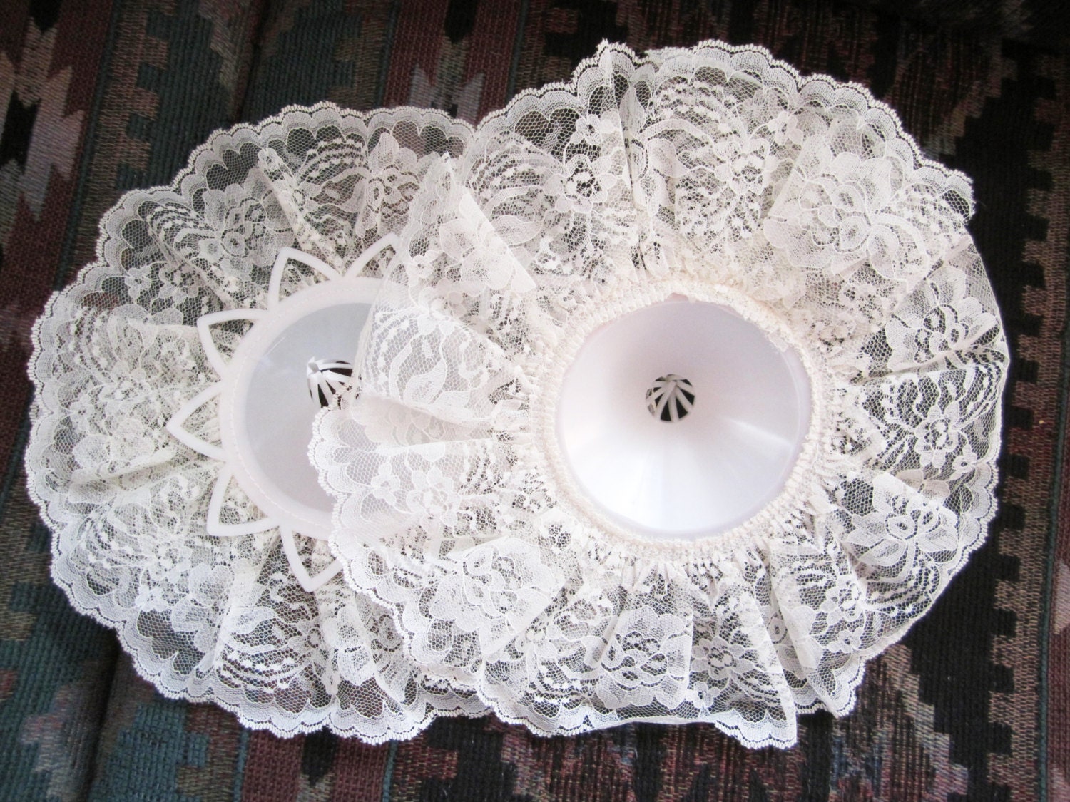 REDUCED PRICE/// Two lace bouquet holders to make your own
