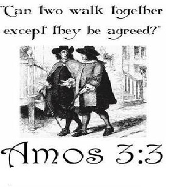 Items Similar To Can Two Walk Together Except They Be Agreed Amos 3 3   Il 570xN.534449885 Pdwz 