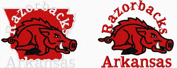 Arkansas Razorbacks Embroidery Machine Designs by greenxmas