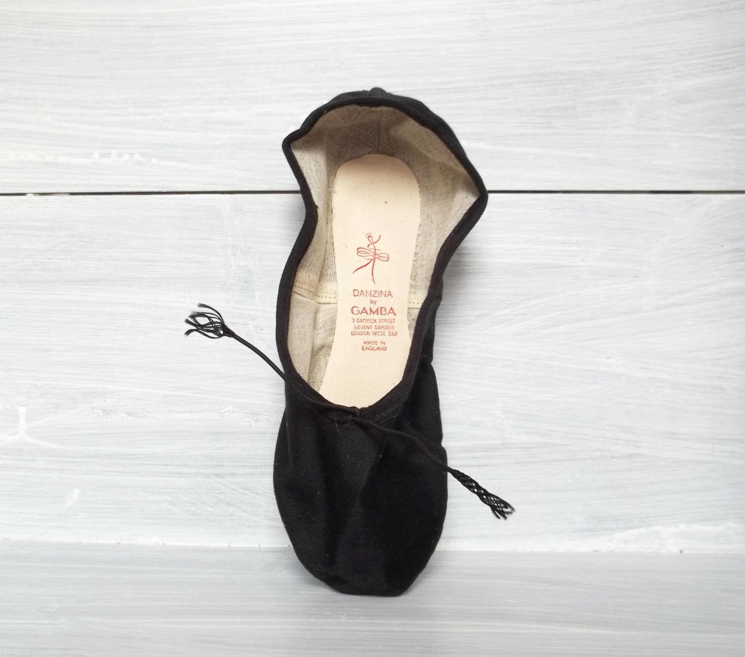 Gamba ballet slippers ballet shoes Vintage Men black by NemoZantic