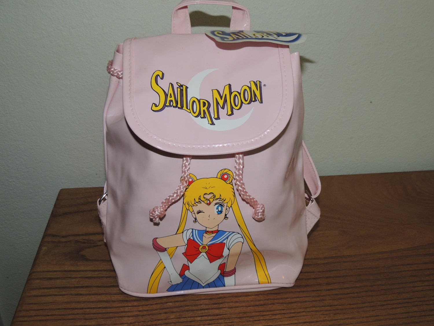 90's Sailor Moon Pink Backpack Purse Rare New by NAOKO