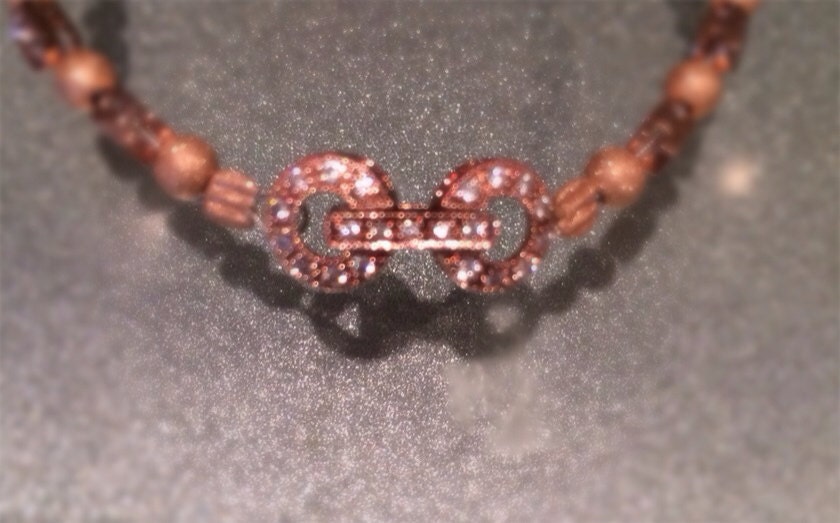 Baby evil eye bracelet in two tone