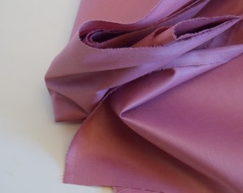 Rose or Mauve Cotton Chintz Fabric - SALE