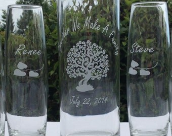 3 Piece Sand Ceremony Set, Unity Sand Ceremony Set, Blended Family Sand Ceremony, Family Tree Sand Ceremony, Together We Make A Family