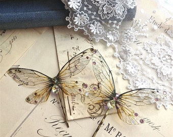Pretty Faerie wing hair adornment