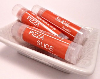 Pizza Slice Lip Balm, Teen Gift Idea, Stocking Stuffer, Gift Under 5, Novelty Gift, Gift Exchange, Pizza Lip Balm