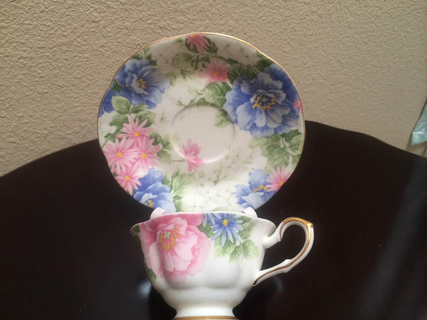 CUP and SAUCER SET Fine Bone China Tea Cup and Saucer Hankook