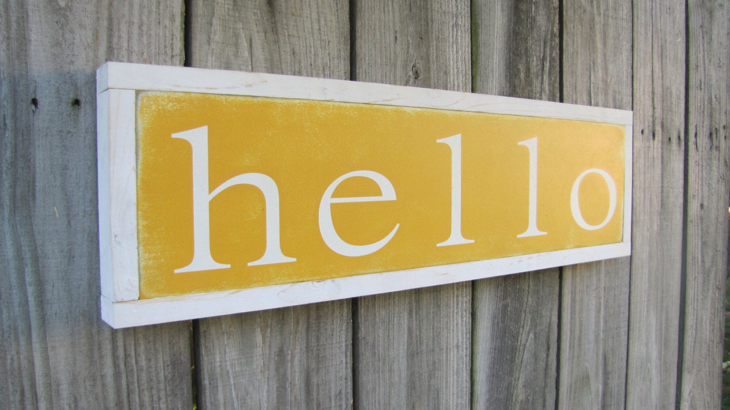 Hello Wooden Sign Wood Sign Word Art Inspirational