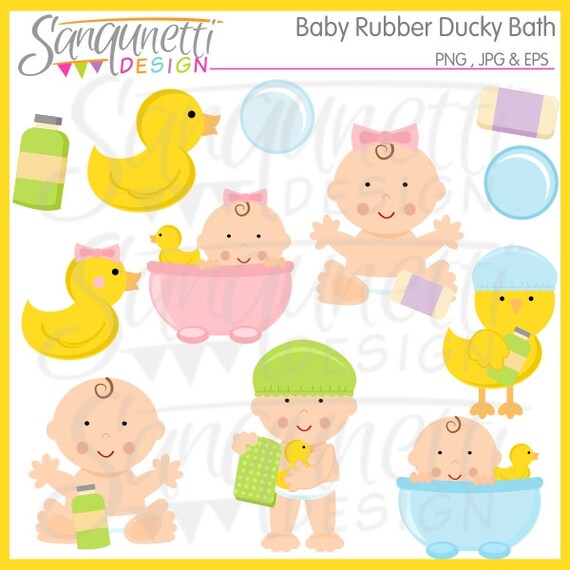 free baby shower duck clip art - photo #41
