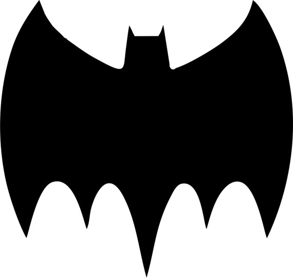 Batman 1965 Logo Vinyl Decal Sticker Your choice by MysticsMarket