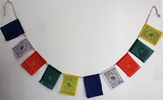 Tibetan Prayer flags Lungta flag Wind horse by TheLittleTibet
