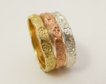 Gold wedding rings and fine jewelry by noafinejewelry on Etsy