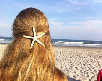 Cruelty-Free Finger Starfish Hair Clip Sea Star Barrette