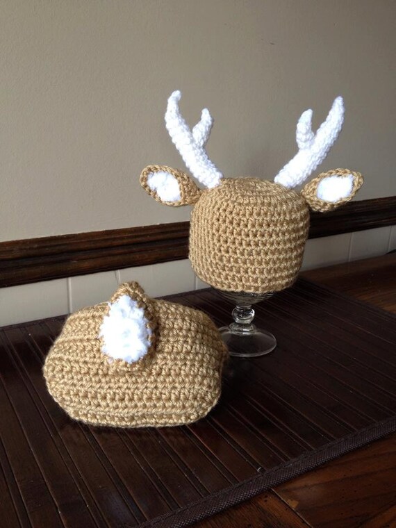 Baby Deer crochet prop by KikisBabyChic on Etsy