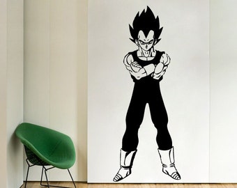 Dragon Ball Z Vegeta Super Saiya Art Wall Vinyl Decal (WD0376)