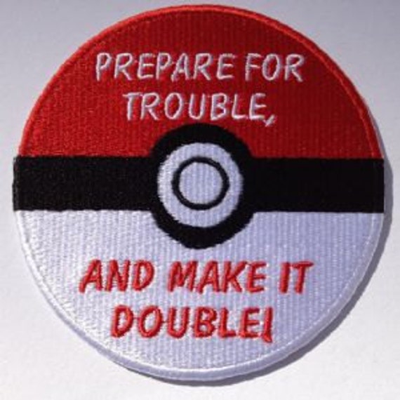 Pokeball Team Rocket Pokemon Iron on Patch by PremierPatch on Etsy