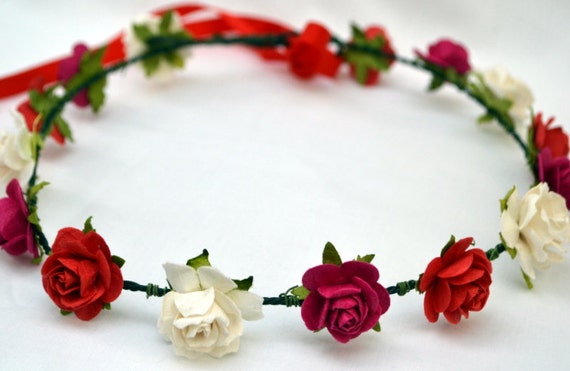 Items Similar To Flower Crown Head Piece Garland. I Will Ship Worldwide 