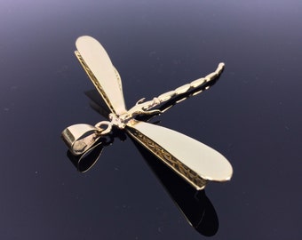 Dragonfly Bronze Pendant //Handmade//Stunning Detail